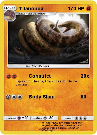Pokemon Titanoboa