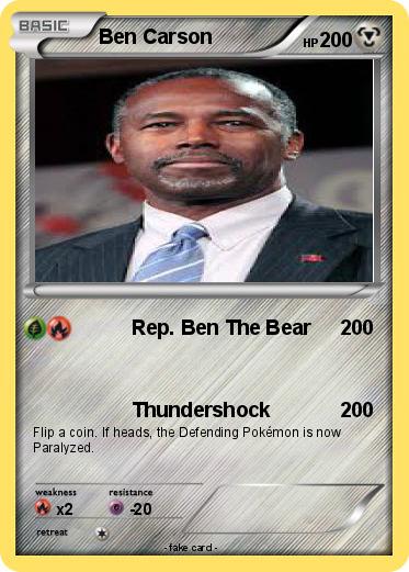 Pokemon Ben Carson