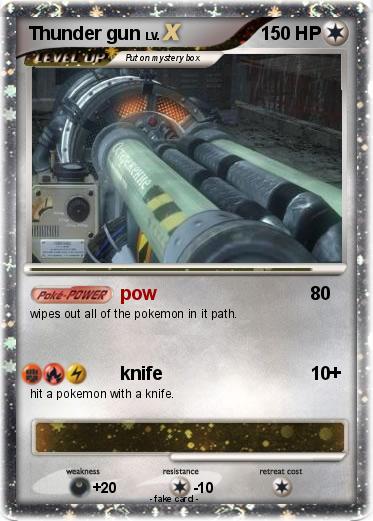 Pokemon Thunder gun