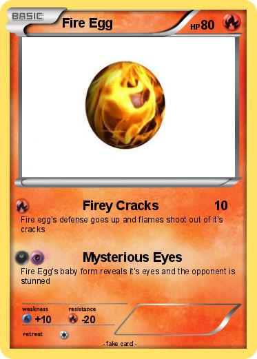 Pokemon Fire Egg