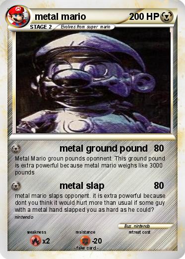 Pokemon metal mario