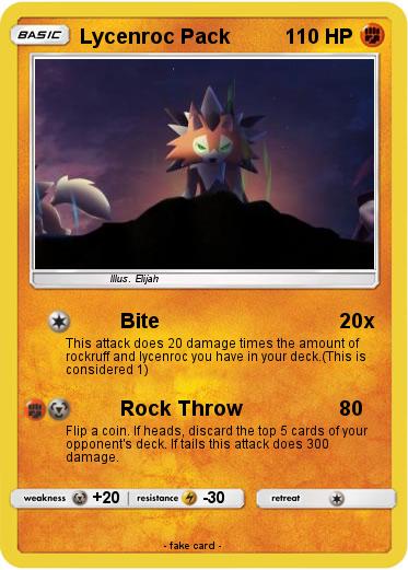 Pokemon Lycenroc Pack