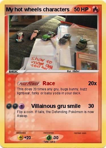 Pokemon My hot wheels characters