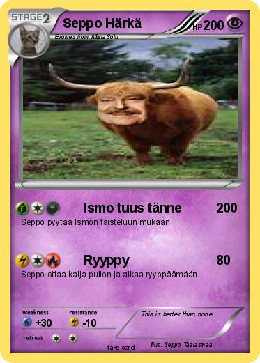 Pokemon Seppo Härkä