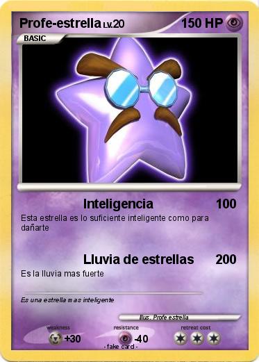 Pokemon Profe-estrella