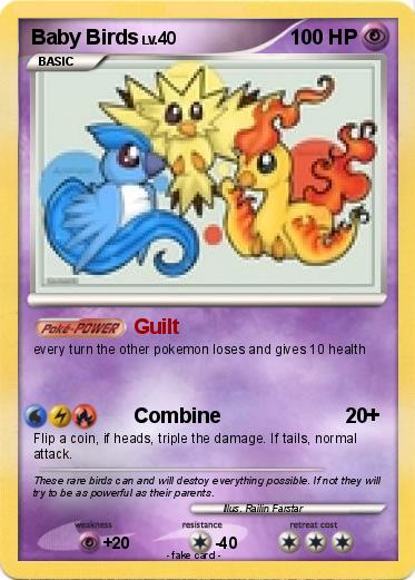 Pokemon Baby Birds