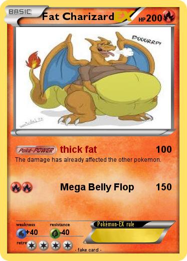 Pokemon Fat Charizard