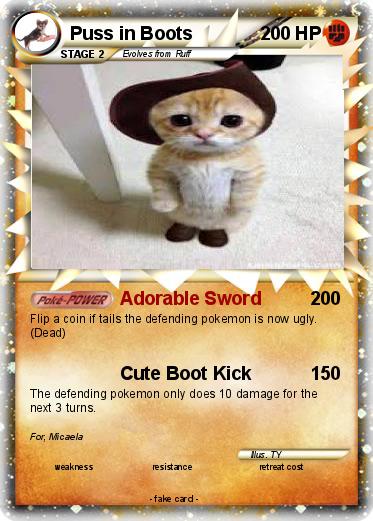 Pokemon Puss in Boots