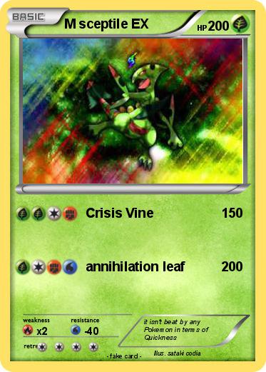 Pokemon M sceptile EX