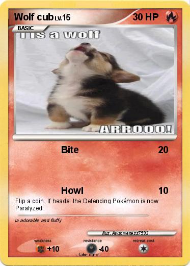 Pokemon Wolf cub