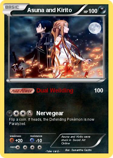 Pokemon Asuna and Kirito