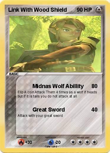 Pokemon Link With Wood Shield