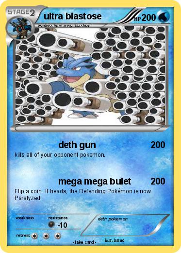 Pokemon ultra blastose
