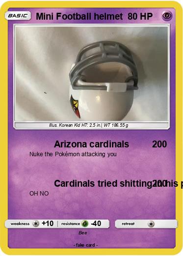 Pokemon Mini Football helmet