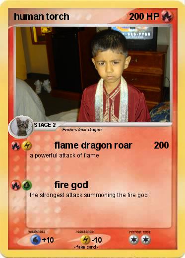 Pokemon human torch