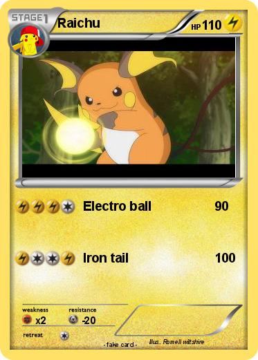 Pokemon Raichu
