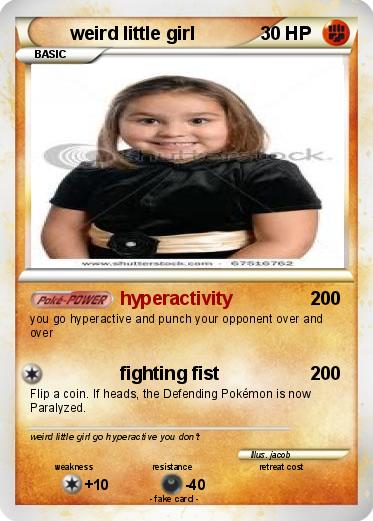 Pokemon weird little girl