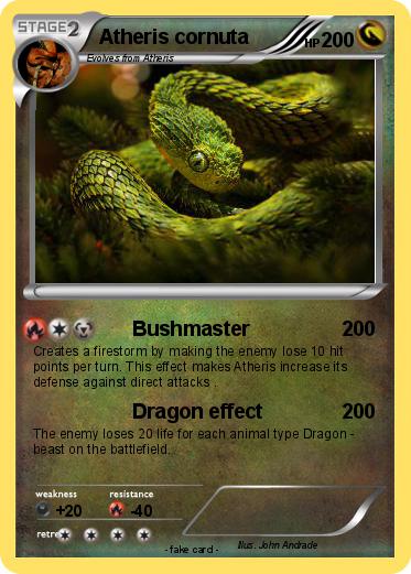Pokemon Atheris cornuta