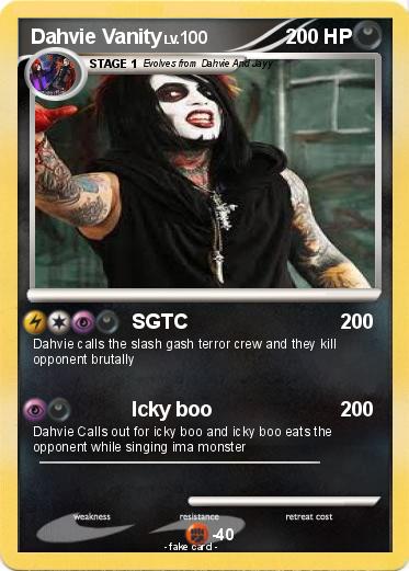 Pokemon Dahvie Vanity