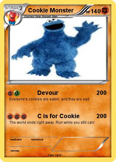Pokemon Cookie Monster