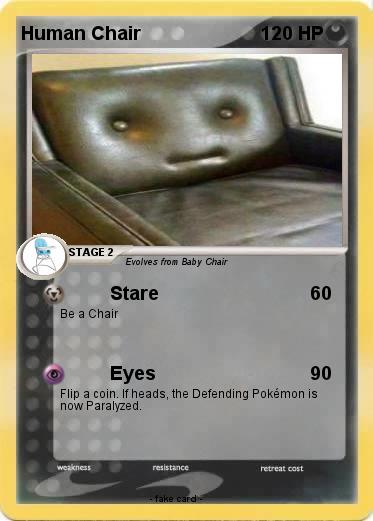 Pokemon Human Chair