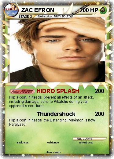 Pokemon ZAC EFRON