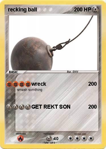 Pokemon recking ball
