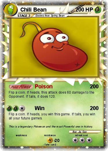 Pokemon Chili Bean