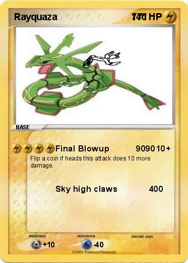 Pokemon Rayquaza                             771                          