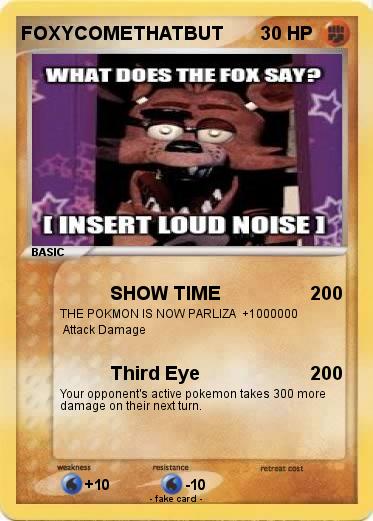 Pokemon FOXYCOMETHATBUT