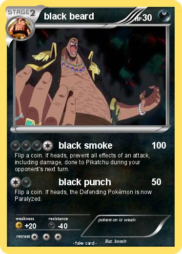 Pokemon black beard