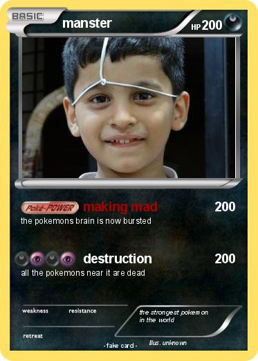 Pokemon manster