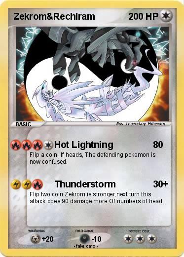 Pokemon Zekrom&Rechiram