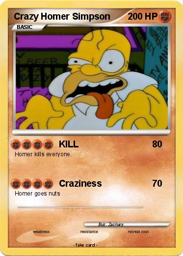 Pokemon Crazy Homer Simpson