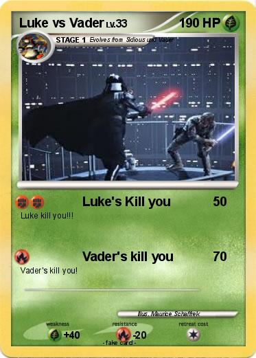 Pokemon Luke vs Vader