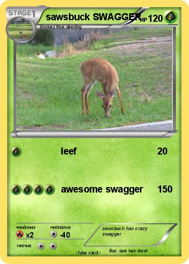 Pokemon sawsbuck SWAGGER