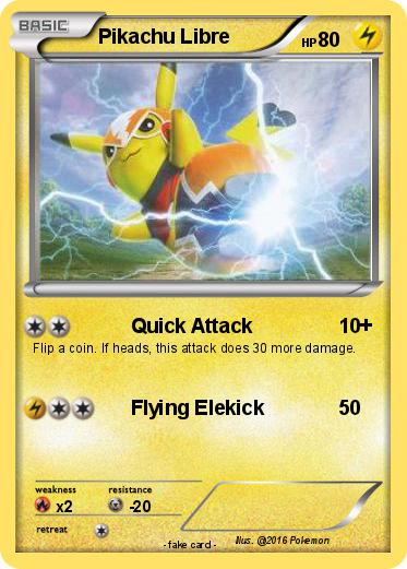 Pokemon Pikachu Libre