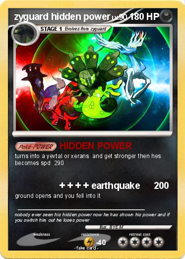 Pokemon zyguard hidden power