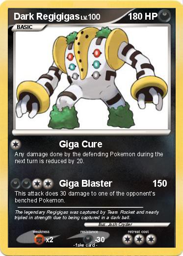 Pokemon Dark Regigigas