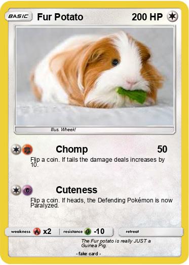 Pokemon Fur Potato