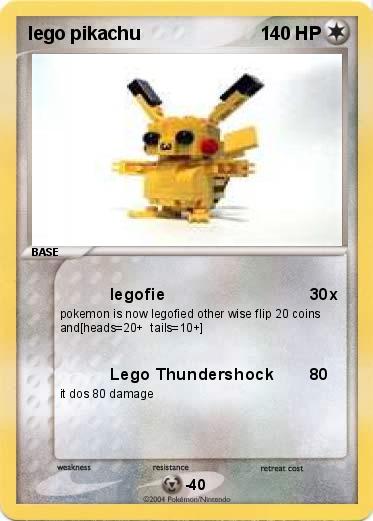Pokemon lego pikachu
