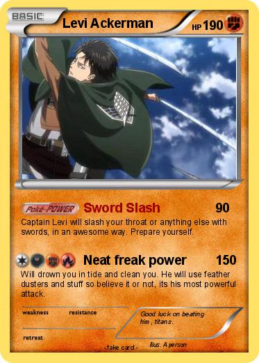 Pokemon Levi Ackerman
