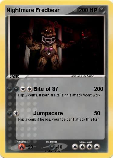 Pokemon Nightmare Fredbear