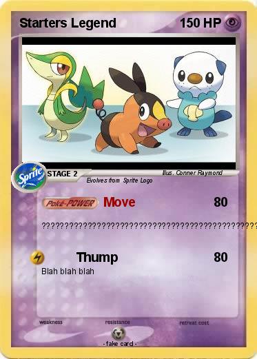 Pokemon Starters Legend