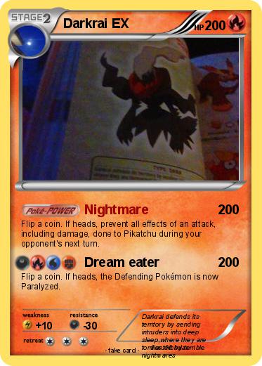 Pokemon Darkrai EX