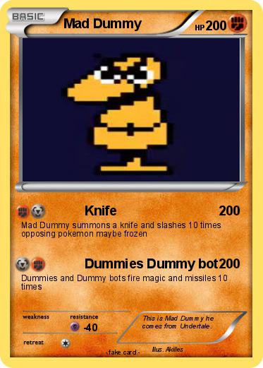 Pokemon Mad Dummy