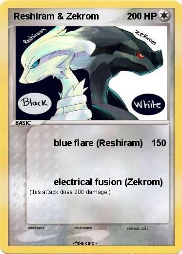 Pokemon Reshiram & Zekrom