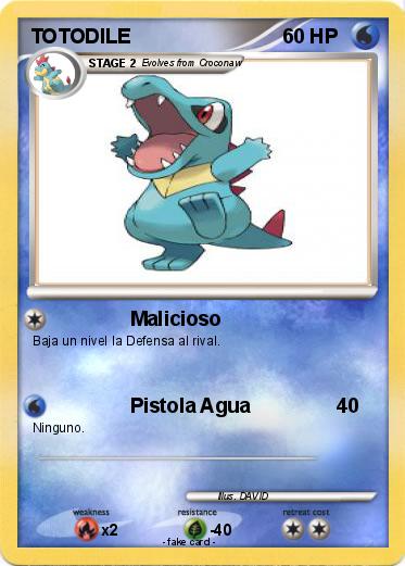 Pokemon TOTODILE