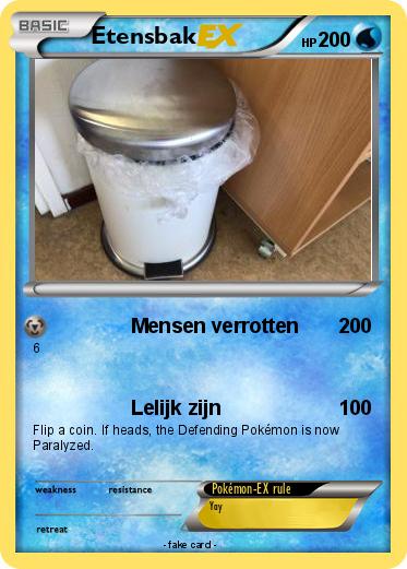 Pokemon Etensbak