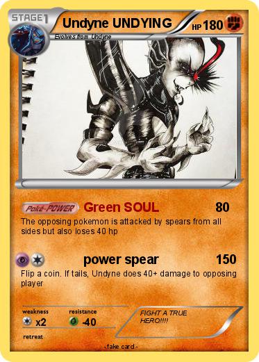 Pokemon Undyne UNDYING
